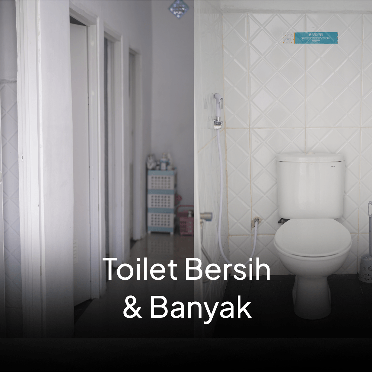 Toilet Bersih & Banyak